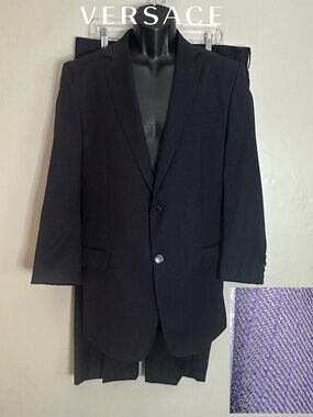 Versace Collection Full Suit EU 52 / ~US 42S Pants 36" waist 27.5" inseam